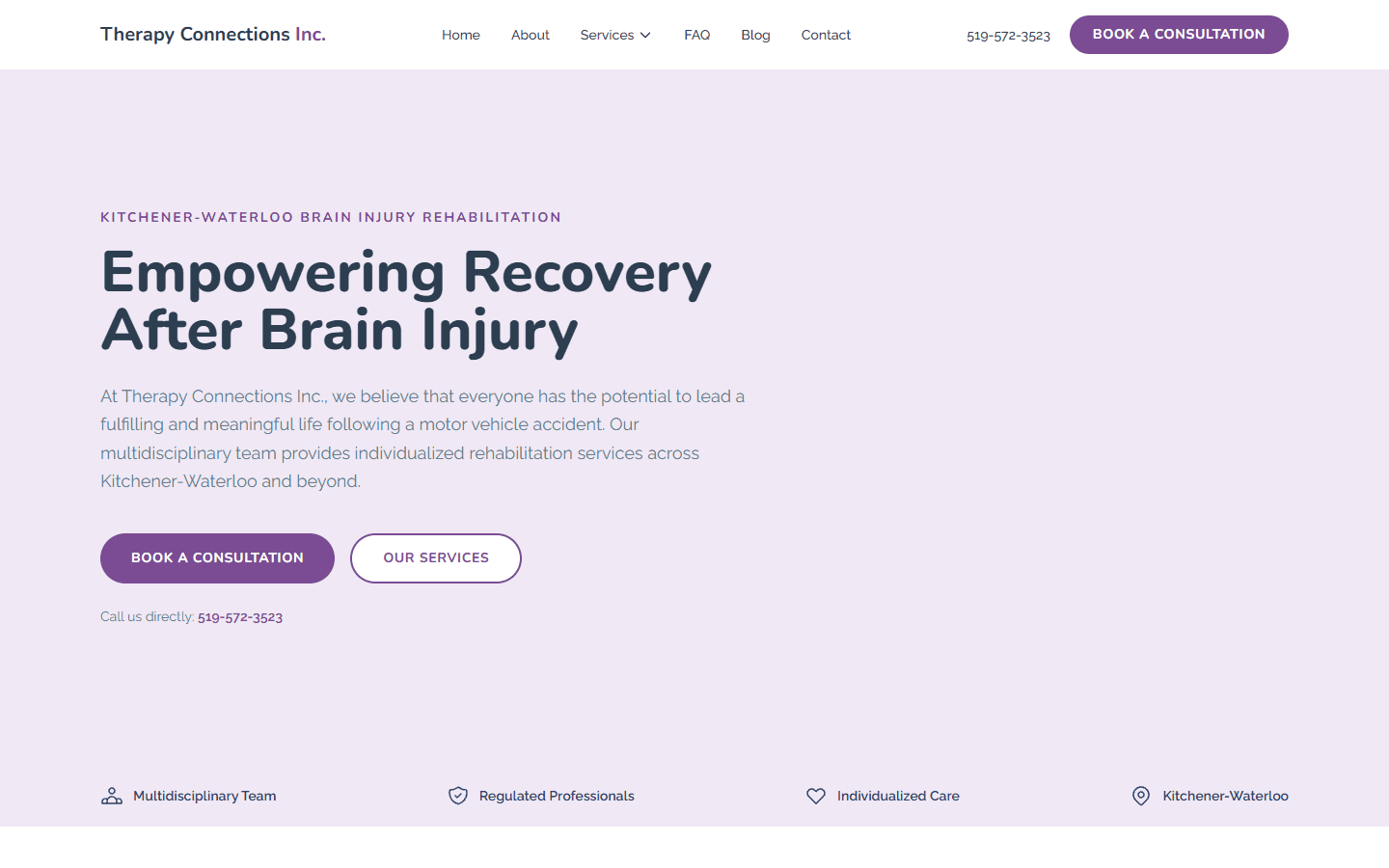 Therapy Connections case study cover